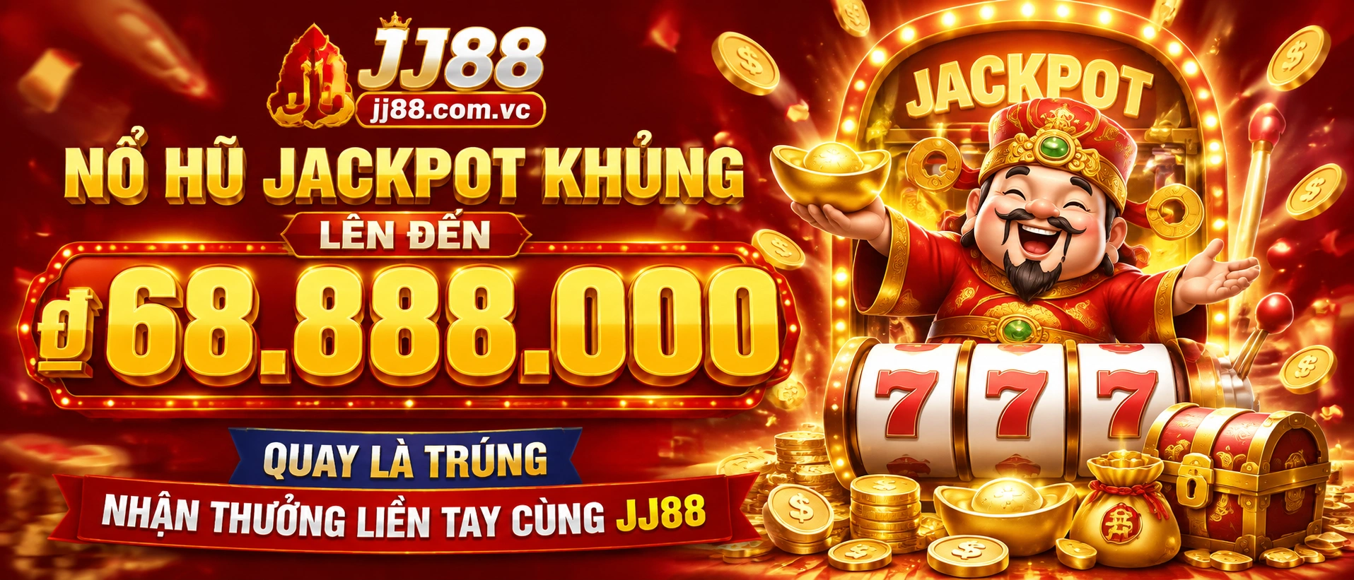 JJ88 Nổ Hũ Online giao diện slot và jackpot
