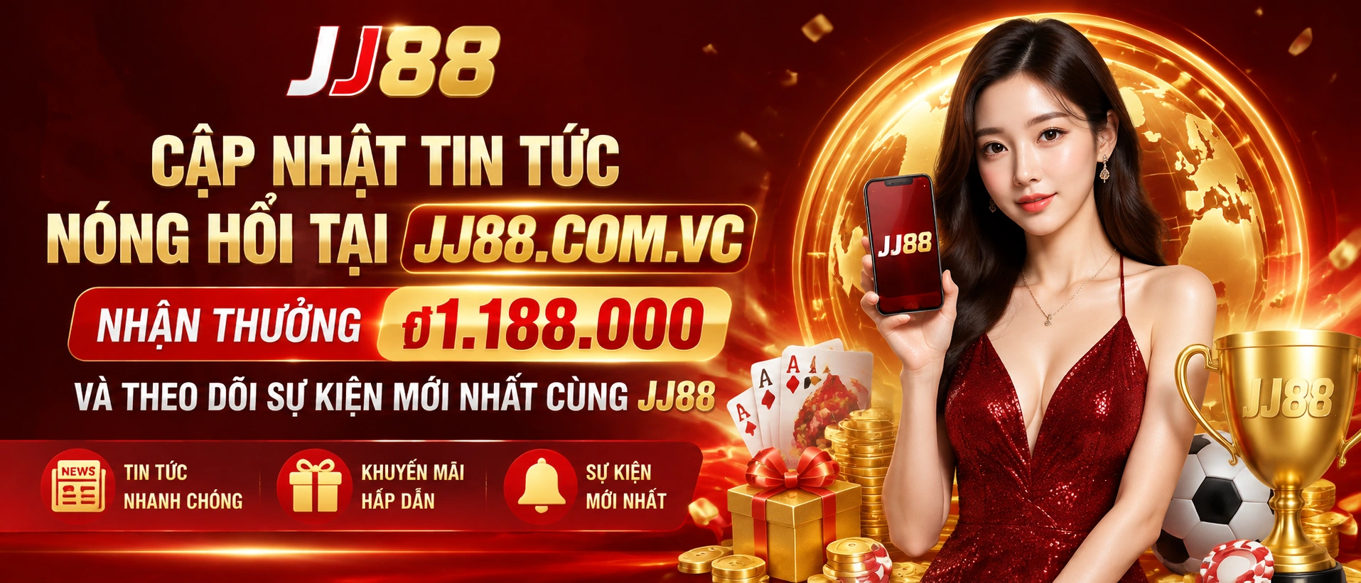 Tin tức JJ88 với cập nhật khuyến mãi và ưu đãi mới nhất